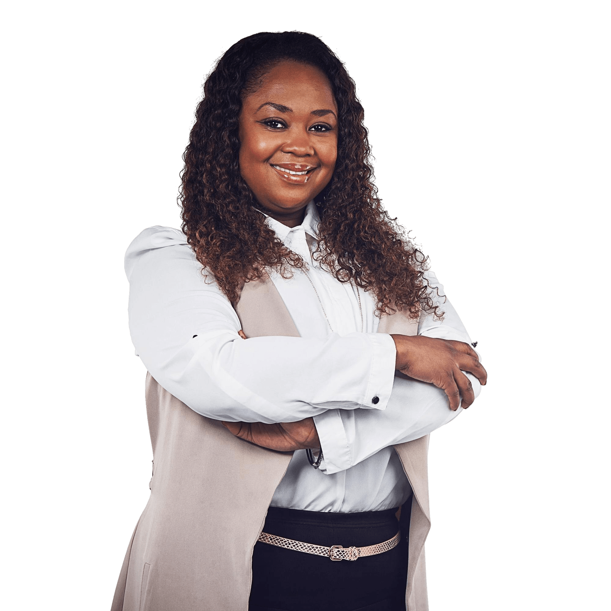 Confident business owner โ a Fintribe member.